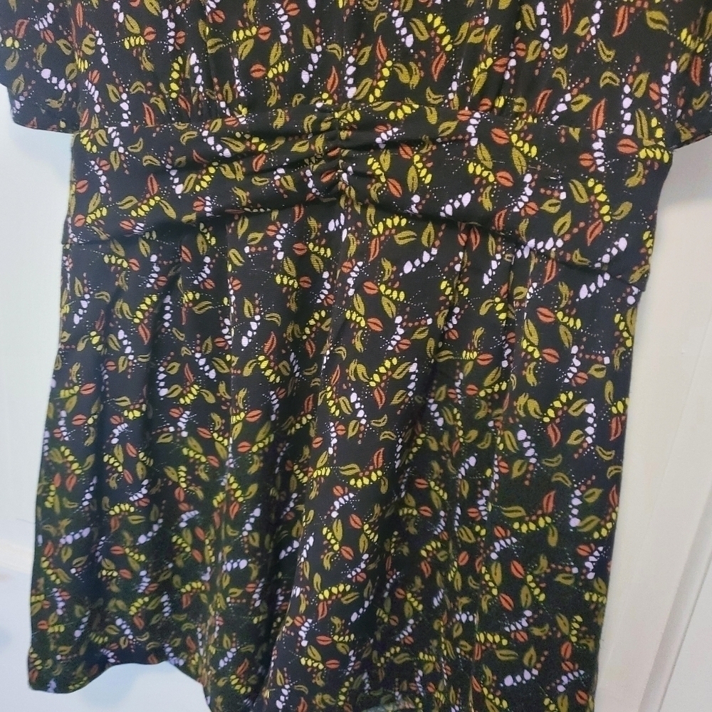 Free People V-Neck Slit Sleeve Romper Size 4, boho - Picture 4 of 10